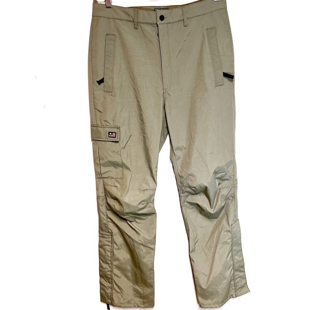 NWOT Ralph Lauren Polo Womens Tan Ski Snowboard Cargo Pants Sz 14